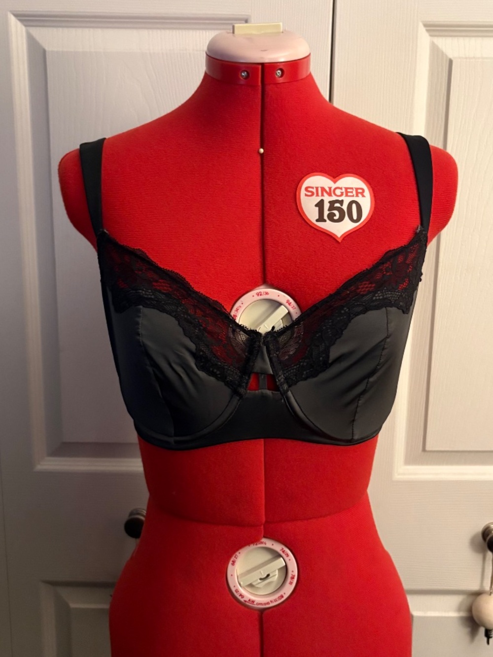 Unveiled Gray and Black Bra 34DDD